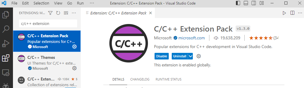 C extension